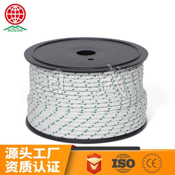 平顶山16股启动拉绳100米卷轴包装-白串绿色