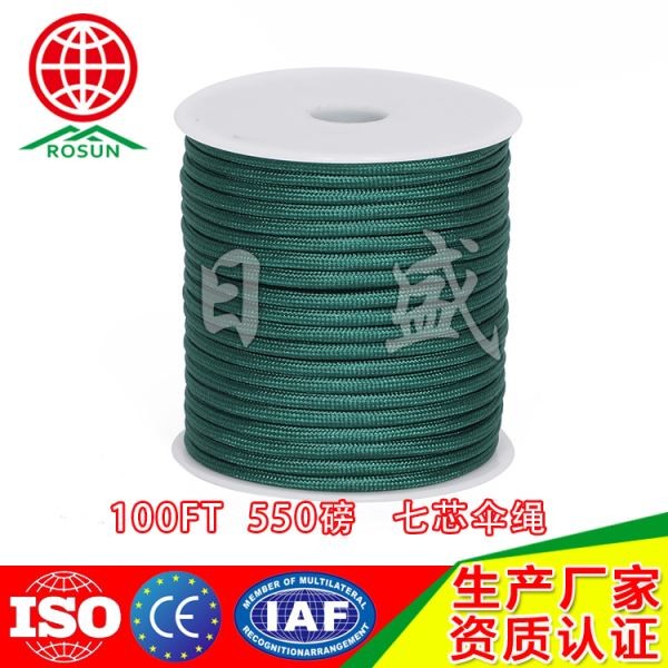 平顶山31M卷轴装003系七芯伞绳深绿