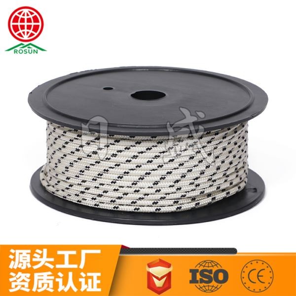 平顶山16股启动拉绳100米卷轴包装-白串2道黑