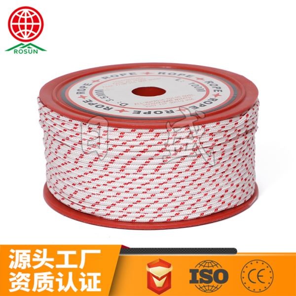 平顶山16股启动拉绳100米卷轴包装-白串2道红