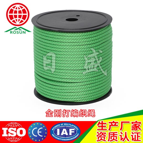 商都12股PP编织绳果绿色